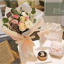 62,000원 미니 치즈케익 +꽃다발 &#65308;서..