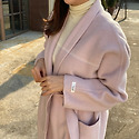 블 로 썸 셀러 알파카 핸드메이드코트