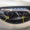 S550 우측 하향등 고장 수리(벤츠 마이..