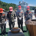 제71주년 현충일 교통봉사 및 헌화