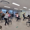 회원역량강화사업 요가교실(의자요가)..