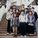 1991년, 박장수 신부님과 수원교회 성..