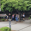 홍대 애슐리 퀸즈 식사후, 경의선 옛길..