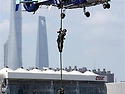 중국 상하이 특수경찰들의 훈련 현장,..