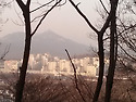 망우산에서본 우디안 ..