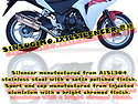 #IXIL SILENCER,HONDA,CBR250..