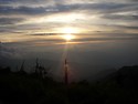 지리산 종주시 장터목산장..