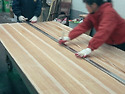 접착작업(미장작업)