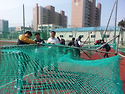 연습망 전체 교체 작업