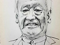 연필 자화상 82세