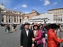 성지순례... 로마 바티칸광장에서.....