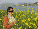 창녕 남지의 유채밭에서