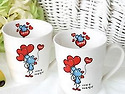 블루마우스 3단 골지컵 2P
