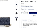 레베카밍코프 Mini Quilted Affa..