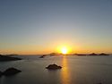 백아도의 일출~