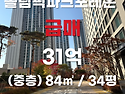 올림픽파크포레온 84㎡(4단지 34평 D타입) 남향 급매 / 30억 / 9호선초..