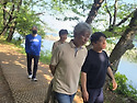가포수변공원 안수집사 단합회