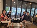 올라오는길에 점심 식사와 카페