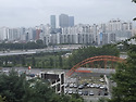 갈산에서 내려다 본 구로동.모습