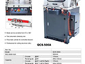 (주)팔도기계 알루미늄 각도절단기 QCS-500A 톱기계
