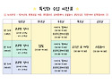 2026년도 특성화 수업 시간 안내표