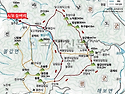 제373차 영광 불갑산~함평 모악산 산행지도