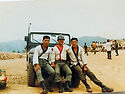 철책 이설 작업.