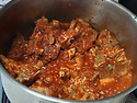 살짝 매콤등뼈찜