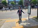 마천동 성내천공원 벤치 ..
