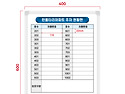 주차현황판 600*400=1개