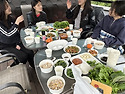 아영이네 기족과 옥상정원