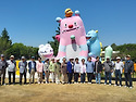 문수회 서울 국제 정원 박람회에서