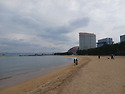 일본 후쿠오카 "모모치 해변"과 "타워..