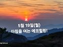 5월 19일(월)아침을 여는 건강한 에코힐링(글 전체보기는 글주소 클릭!)