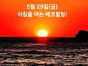 5월 29일(금)아침을 여는 건강한 에코힐링(글 전체보기는 글주소 클릭!)