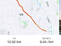 전마협 마이런 브론즈레벨 100km훈련 ..