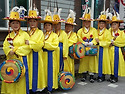 태백물축제 문화원취타대 공연