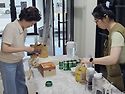 대전주교좌교회 청년회 음료 판매 행사