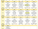 11월 식단표입니다.