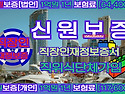 신원보증보험직장인재정보..