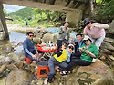 선암계곡(상선암)계곡에서 물놀이