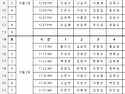 10월 휘사모 조편성표