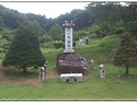 망향동산 장마 후 진입로 현황