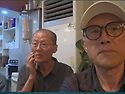 갈매기와 함께 한강에서 파도 타기