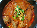 등갈비김치찜 묵은지김치찜 돼지고기등..