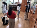 발소리만 듣고 안무를 맞혀..