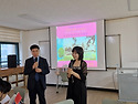 군산동원중학교에서, ‘시와 역사가 있는 교실’ 이삭빛시인과 노상근박사(시활동가)