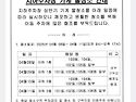 지하주차장 기계 물청소 안내문.