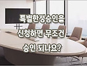[질문]-특별한정승인을 신청하면 무조건 승인 되나요?