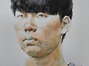 경남 인물수채화-전개과정..